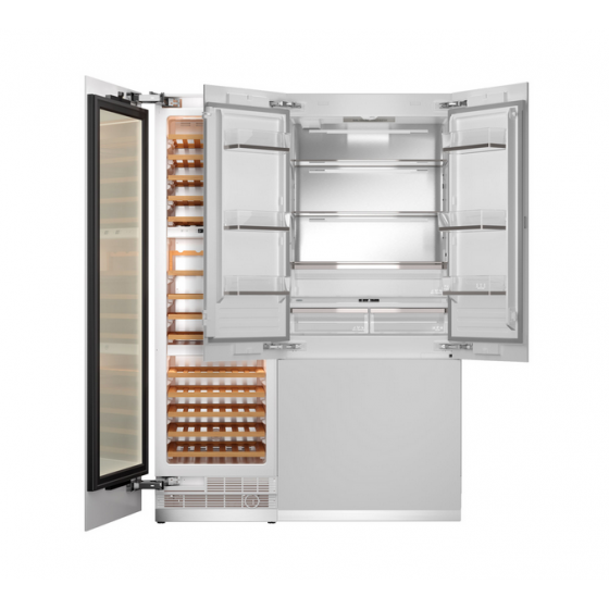 BERTAZZONI RWFD6090S5FPNS/24 Εντοιχιζόμενος Ψυγειοκαταψύκτης και Κελάρι Κρασιών